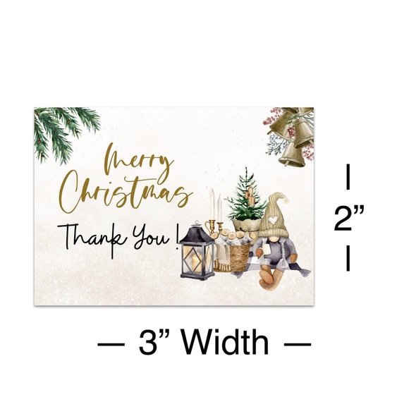 Thank You Card Inserts - Personalized Thank You Cards - Picture 2 of 2